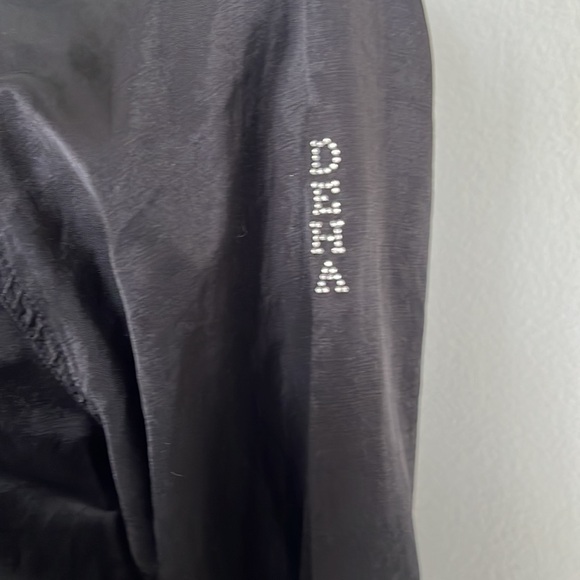Woman’s  deha hoodie, jacket size medium, black satin, active sport - Picture 2 of 9